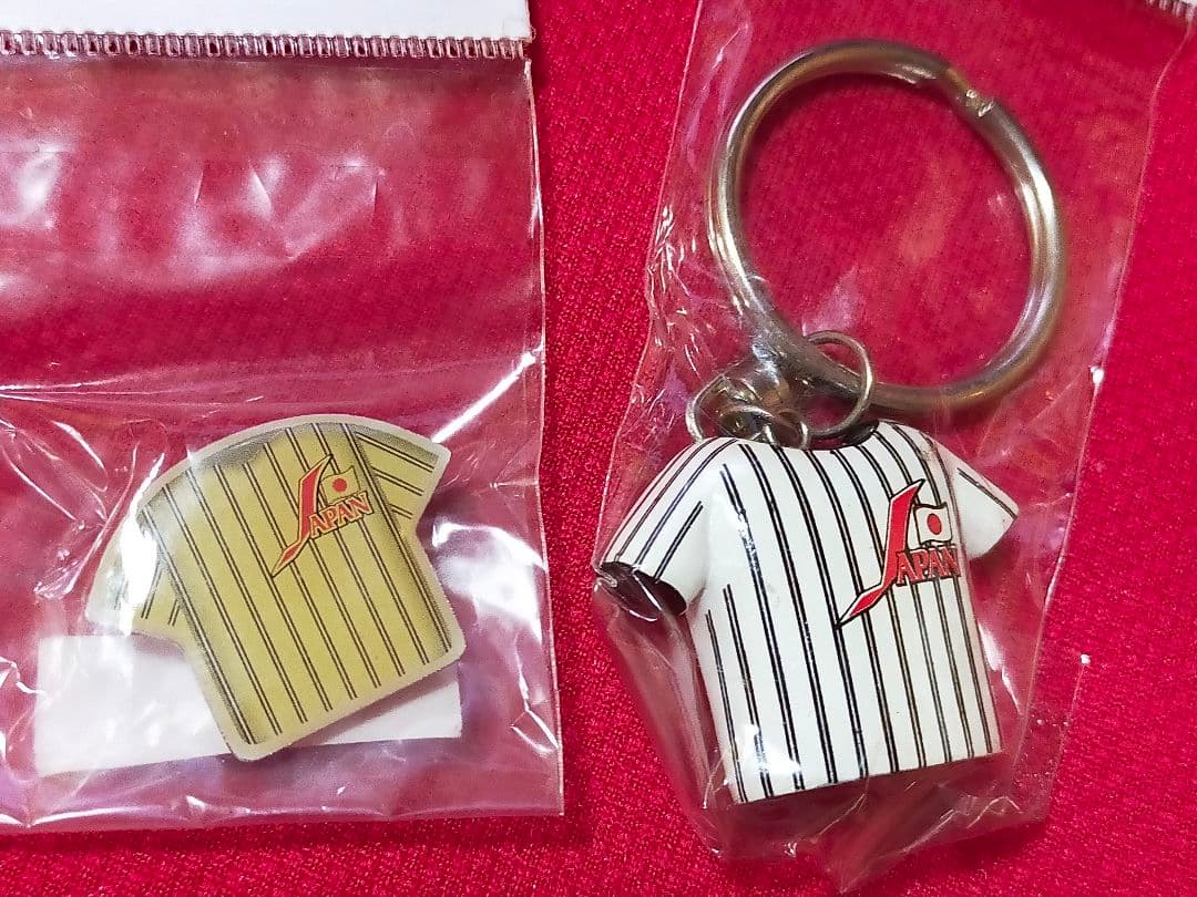 ③◆　長嶋ジャパン　野球日本代表　アテネ五輪アジア予選　◆キーホルダーピンバッジ