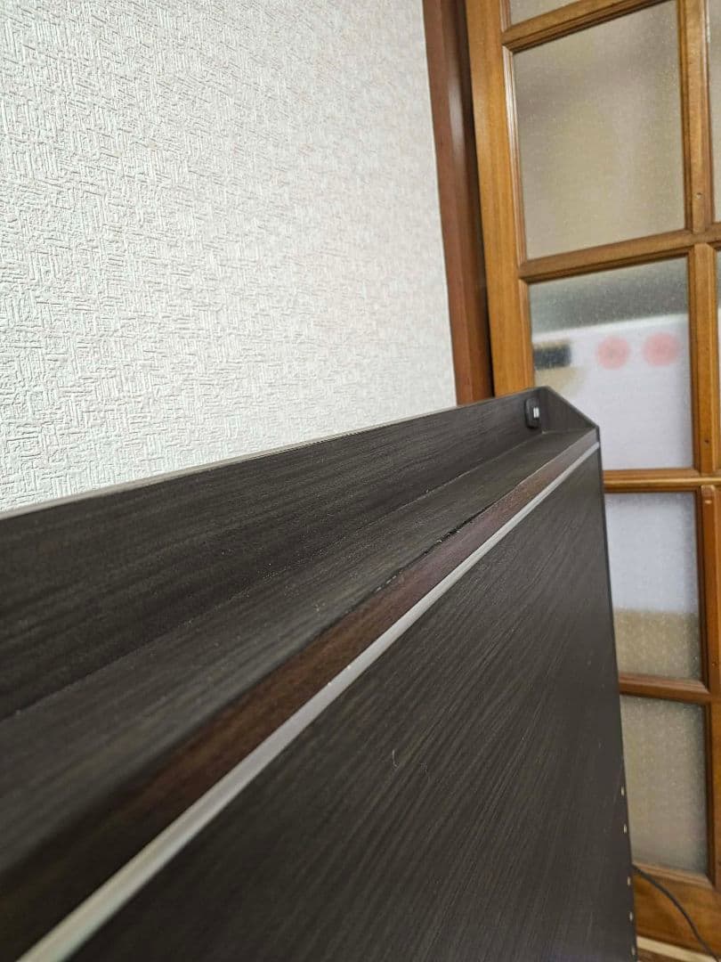 「関東エリア方に向け」シングルベッドフレーム 引き出し４つ付き ブラウン