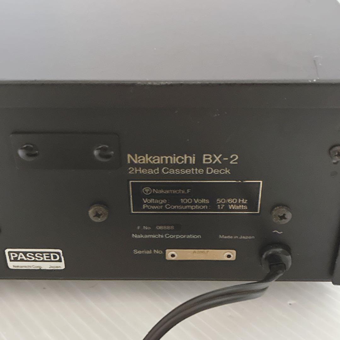 【通電OK】　Nakamichi ナカミチ　BX-2 ジャンク　パーツ取り