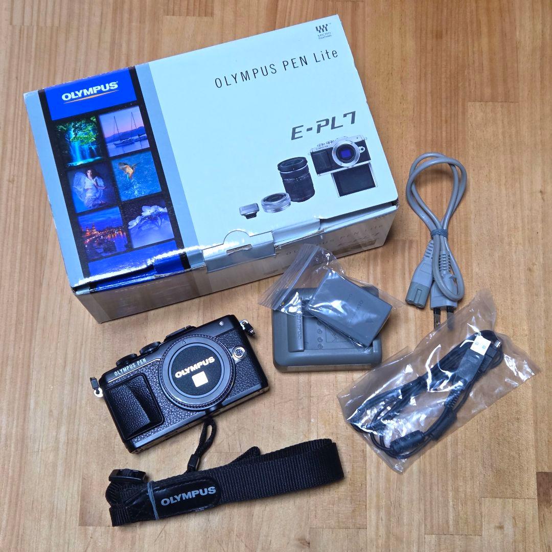 OLYMPUS PEN Lite E-PL7 ブラック ボディ
