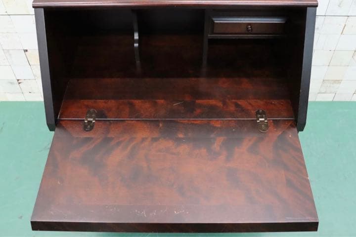 GMFS203○北海道民芸家具 ライティングビューロー デスク 学習机 書斎机