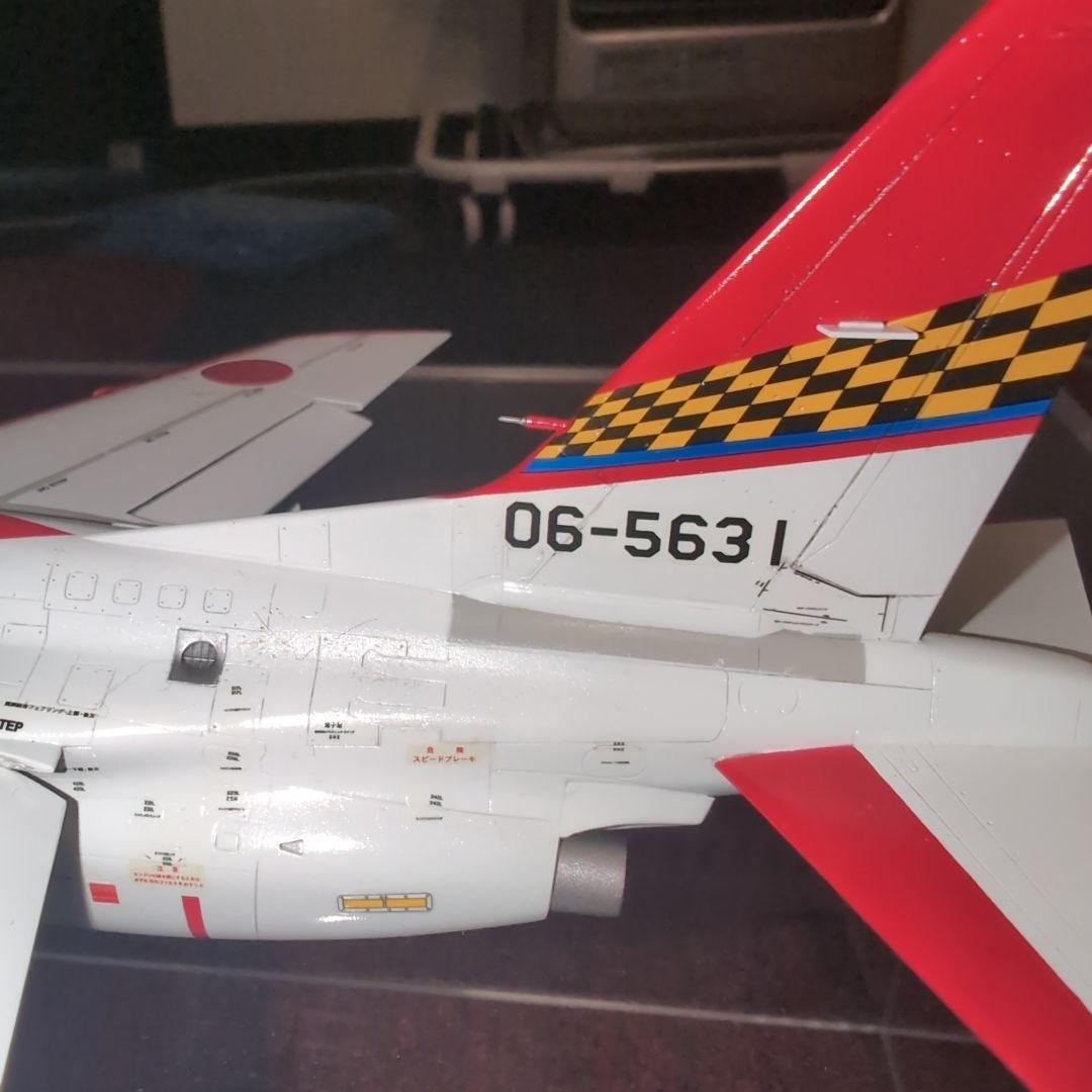 完成品 1/48 航空自衛隊 T-4 レッドドルフィン 全長30cm