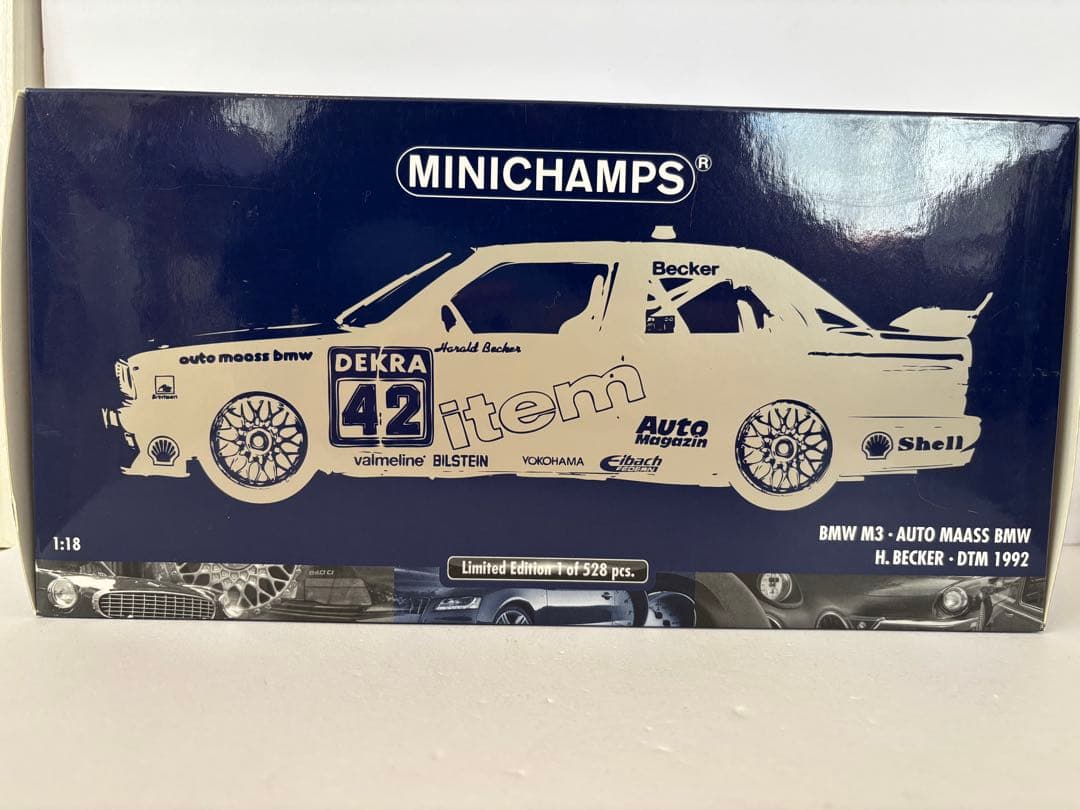  M3 E30 DTM 1992 Auto Maass ミニカー PMA