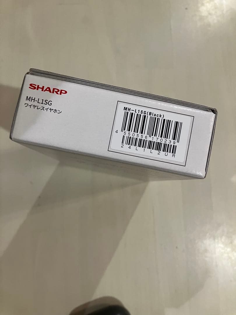 新品未開封 SHARP MH-L1SG ワイヤレスイヤホン ブラック