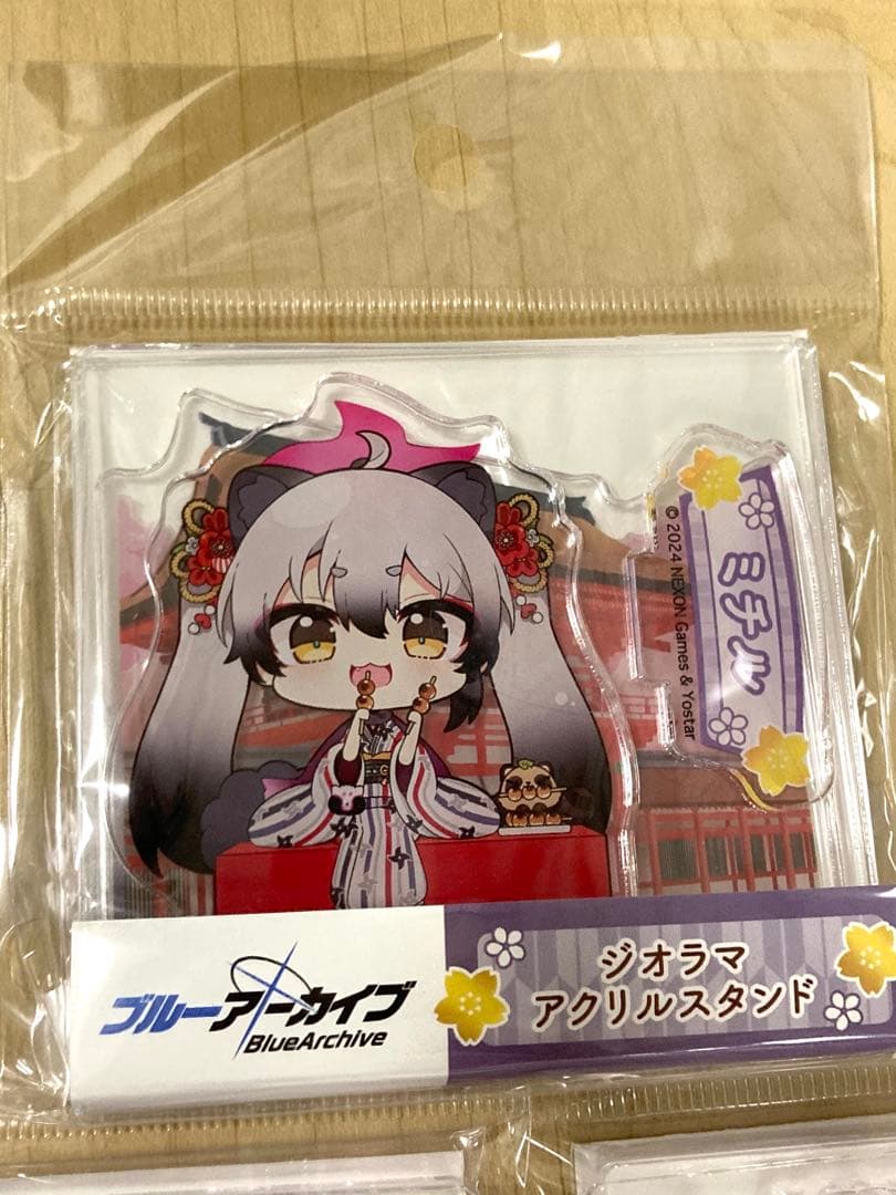 ブルーアーカイブ　京都　ジオラマアクリルスタンド　忍術研究部