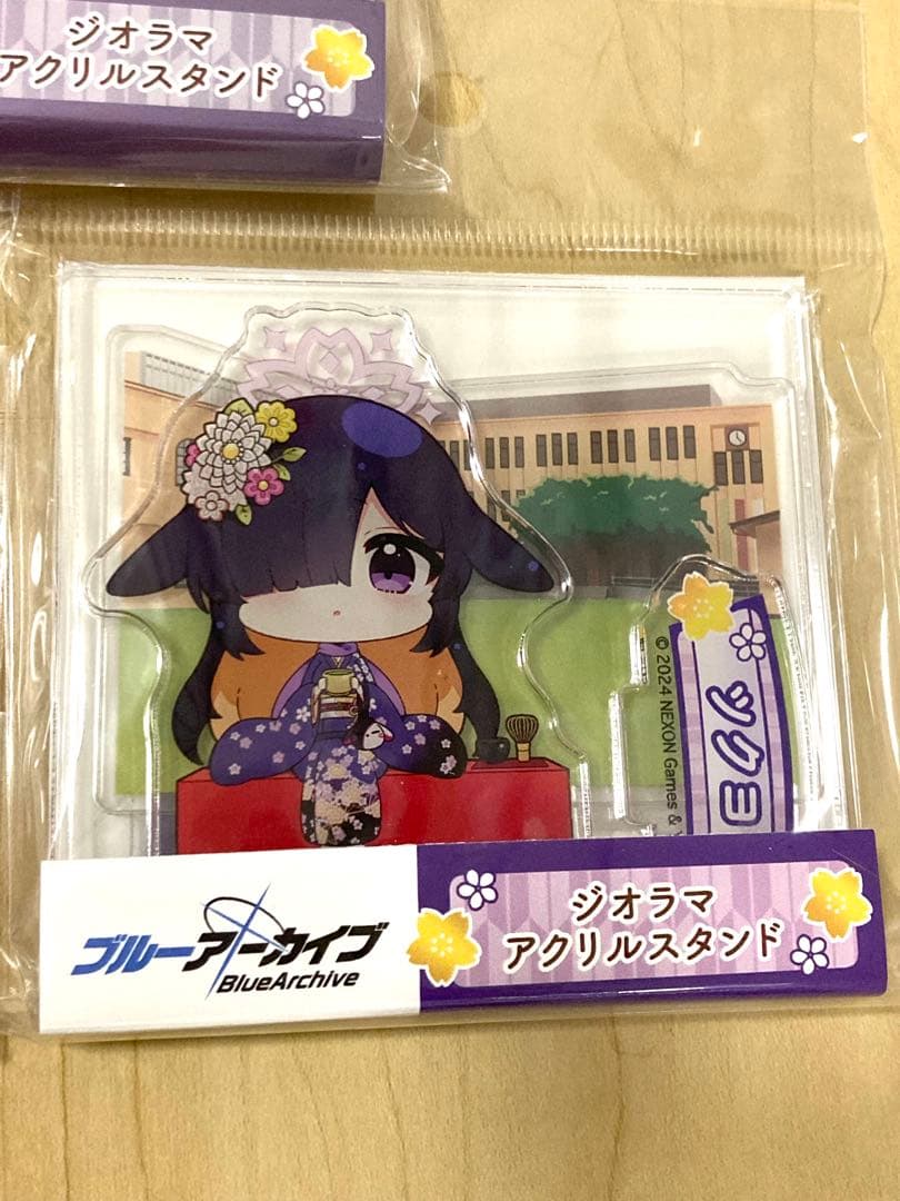 ブルーアーカイブ　京都　ジオラマアクリルスタンド　忍術研究部
