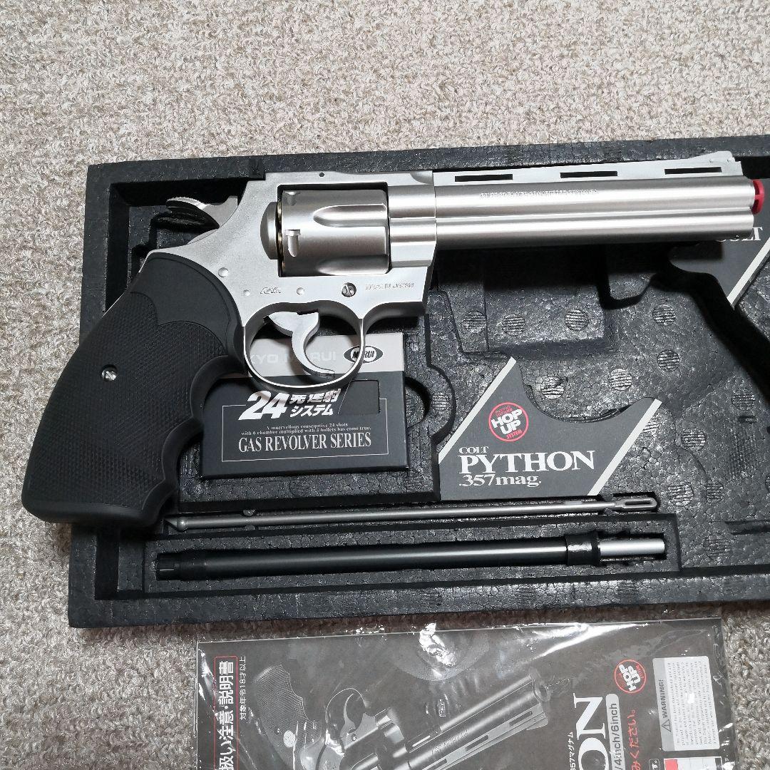 コルトパイソン .357マグナム ステンレスモデル 6インチ