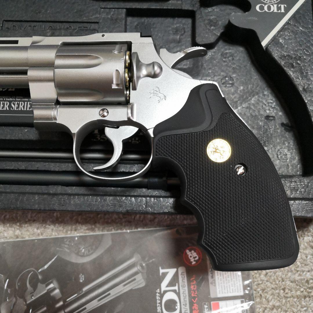 コルトパイソン .357マグナム ステンレスモデル 6インチ