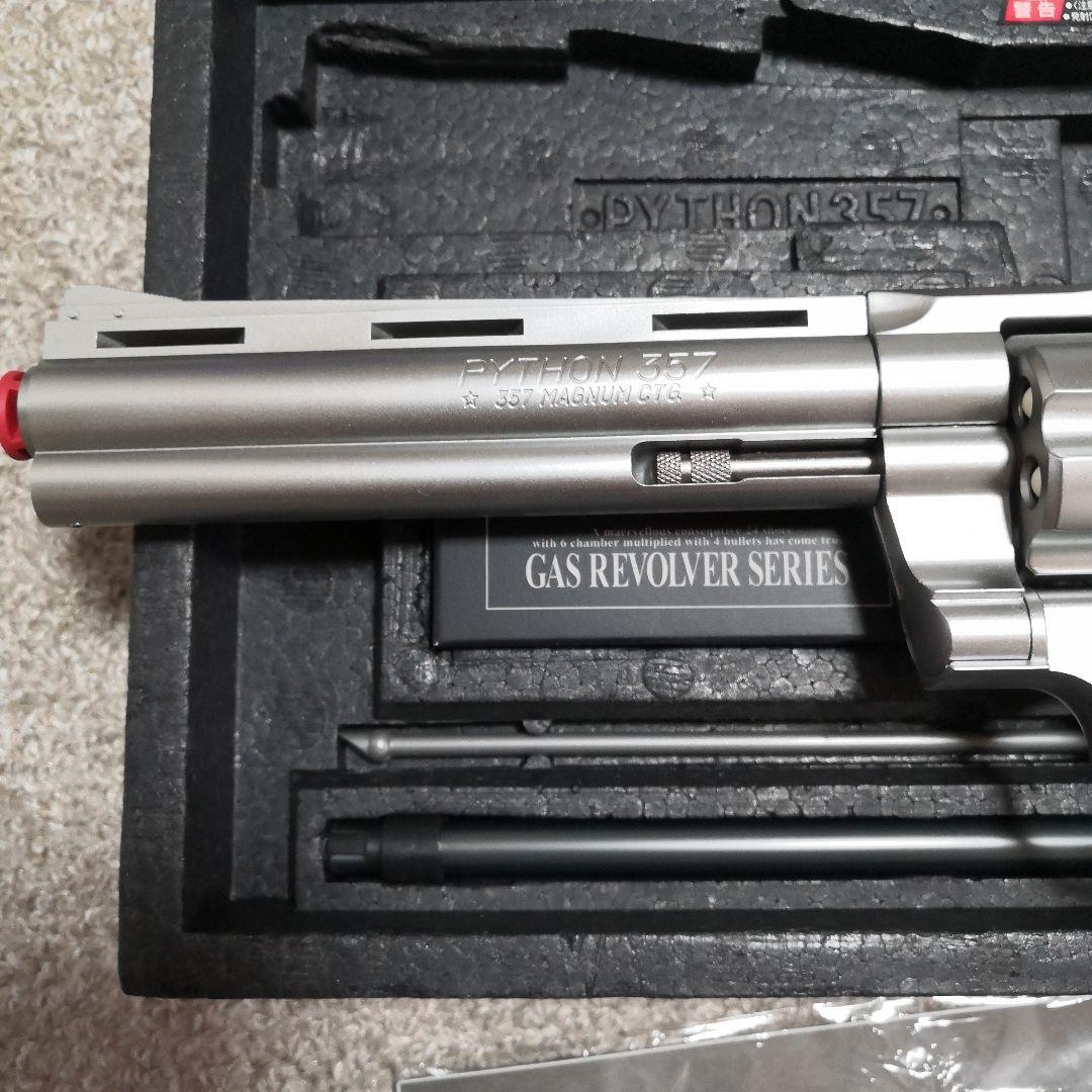 コルトパイソン .357マグナム ステンレスモデル 6インチ