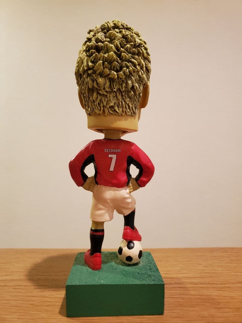 デビッド・ベッカム　ボブルヘッド　首振り　フィギュア　箱入り