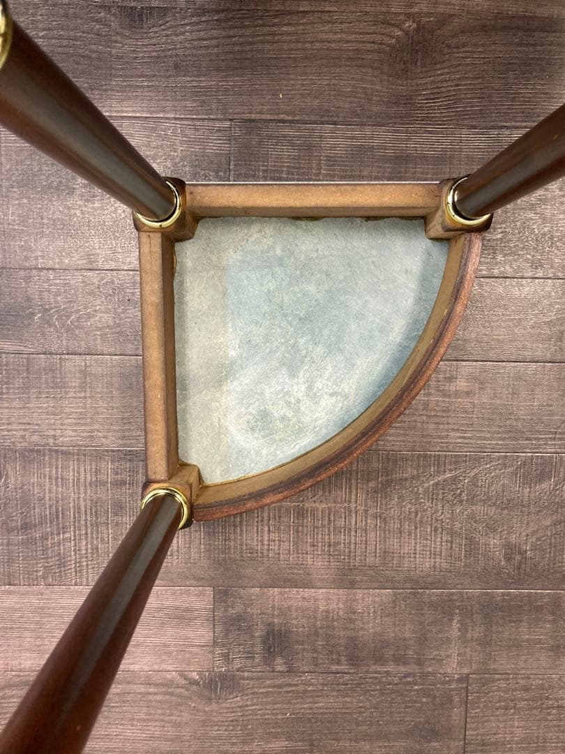 大理石 サイドテーブル コンソールテーブル 花台 木製【送料込み】