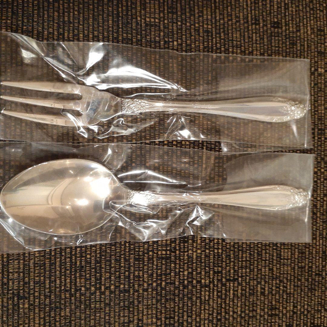 シルバー925製　スプーンとフォークのセット 未開封