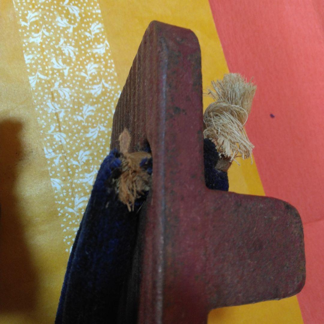 骨董品:鉄下駄-トレーニング-インテリア-ディスプレイ-レトロ-3.2キロ2個。