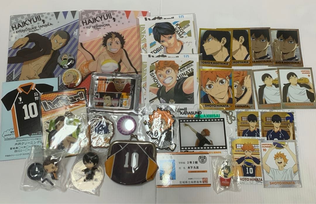 ハイキュー!! 水着 クリアファイル フォトカード バラエティーカード 影山飛雄