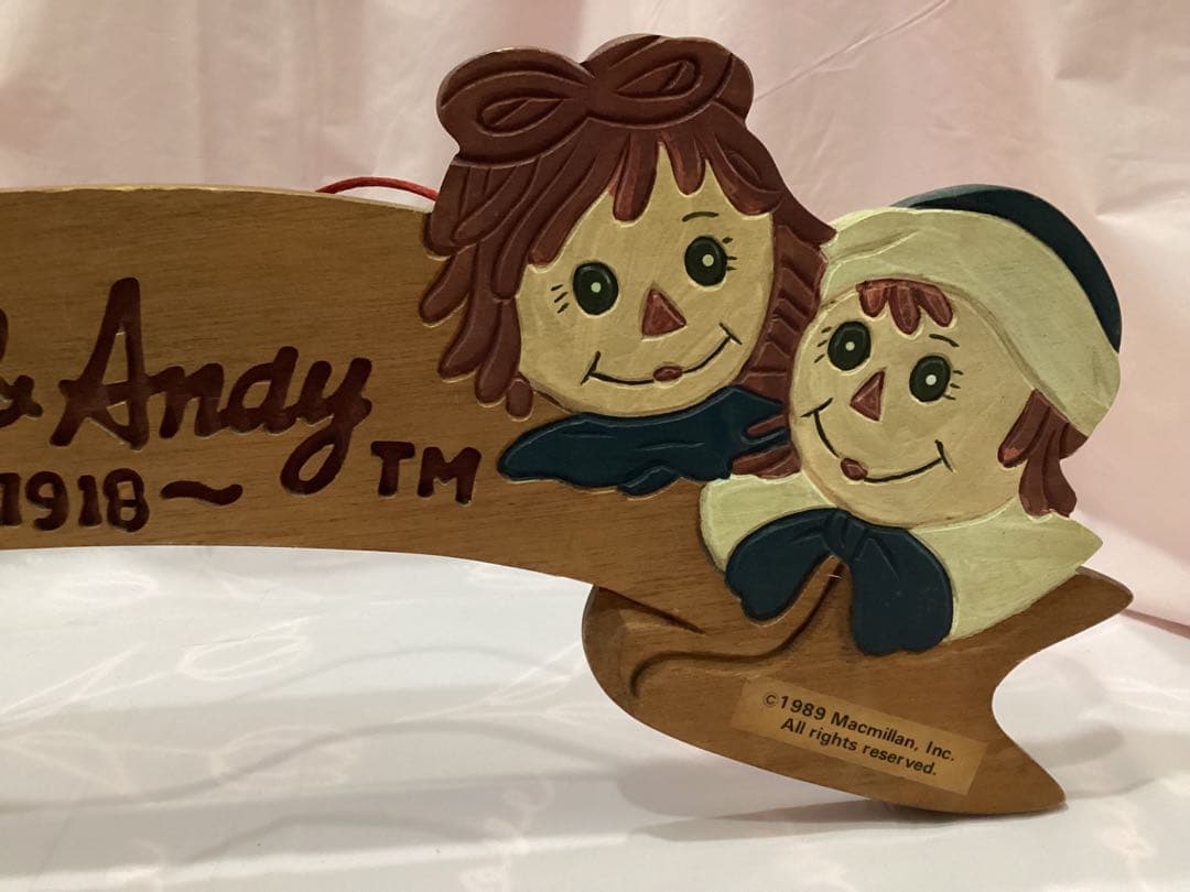 ラガディ・アン＆アンディ 木製ウェルカムボード　カントリー雑貨