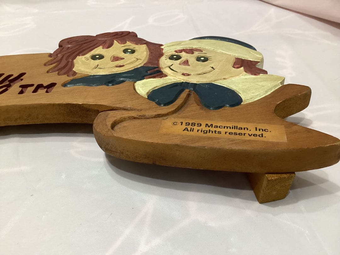 ラガディ・アン＆アンディ 木製ウェルカムボード　カントリー雑貨