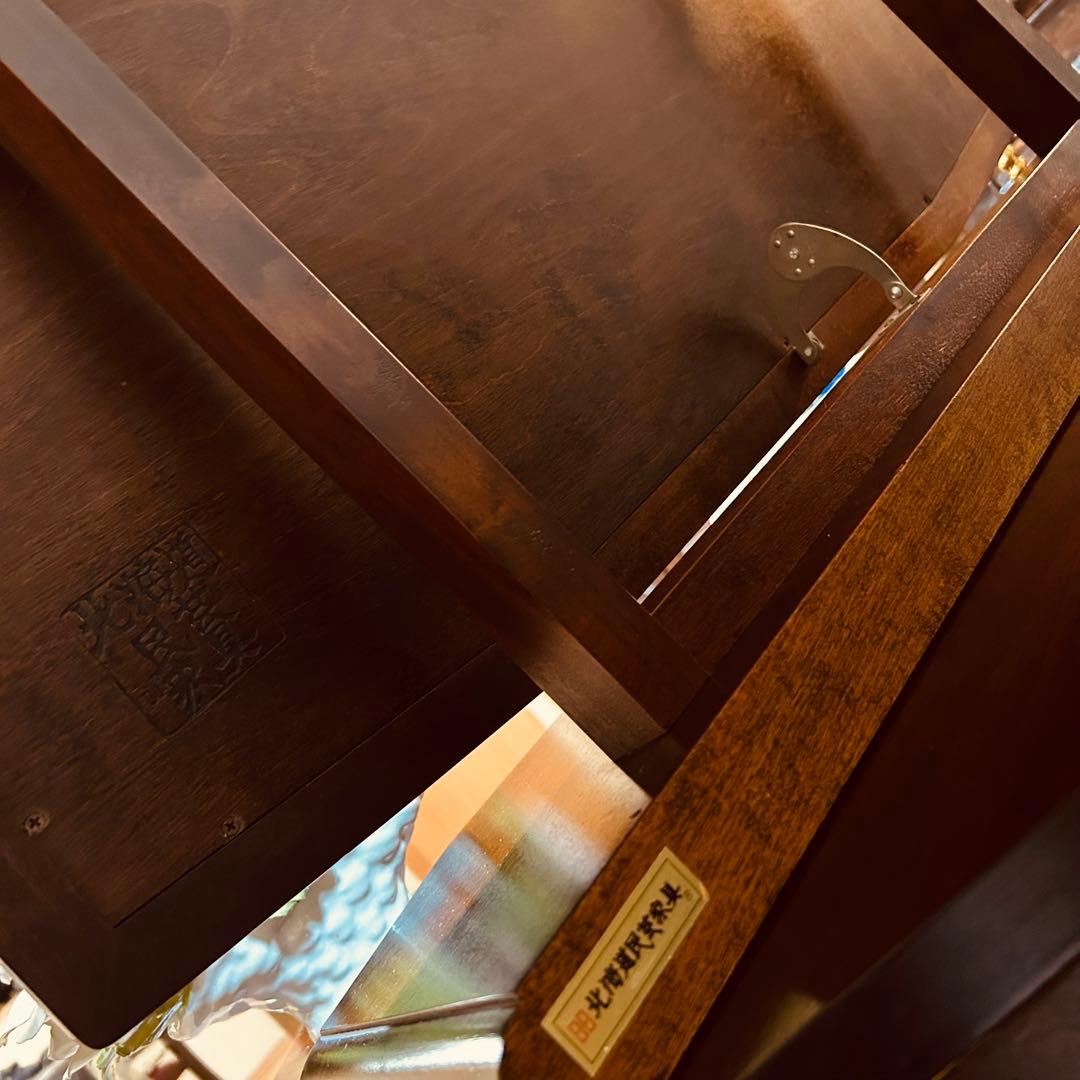 9月14日迄の出品　北海道民芸家具 ドレッサー 鏡台 アンティーク チェスト