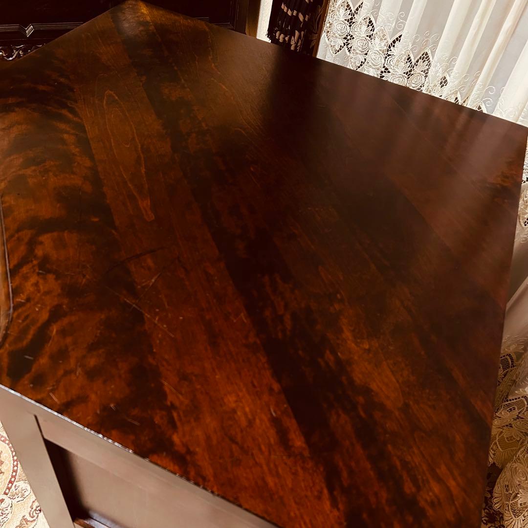 9月14日迄の出品　北海道民芸家具 ドレッサー 鏡台 アンティーク チェスト