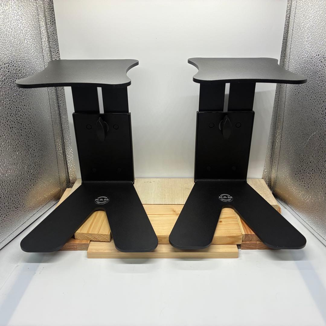 K&M 26772 スピーカースタンド セットPC ペア デスクトップ型