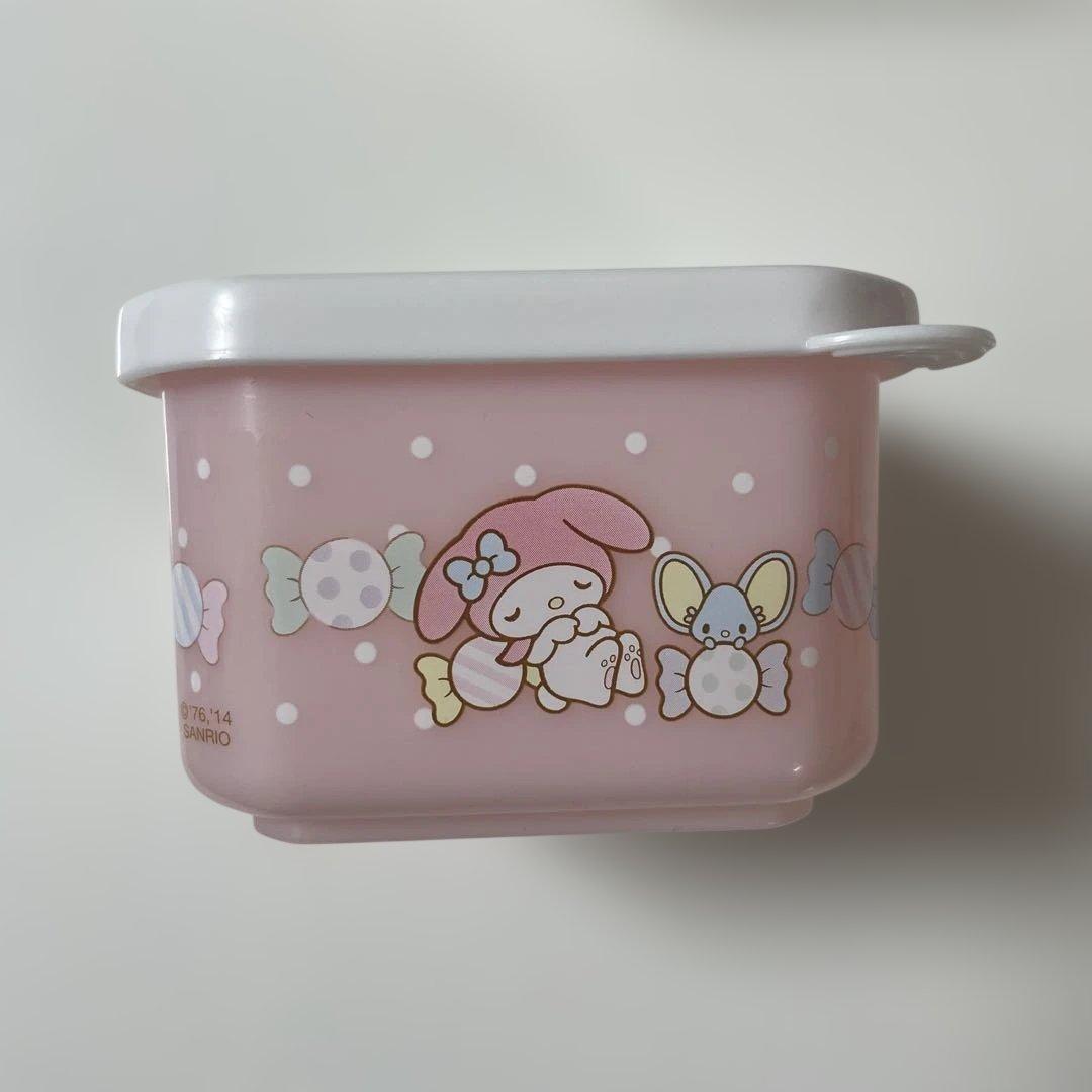 マイメロディ プラスチック容器 2個セット　レア　レトロ　2014