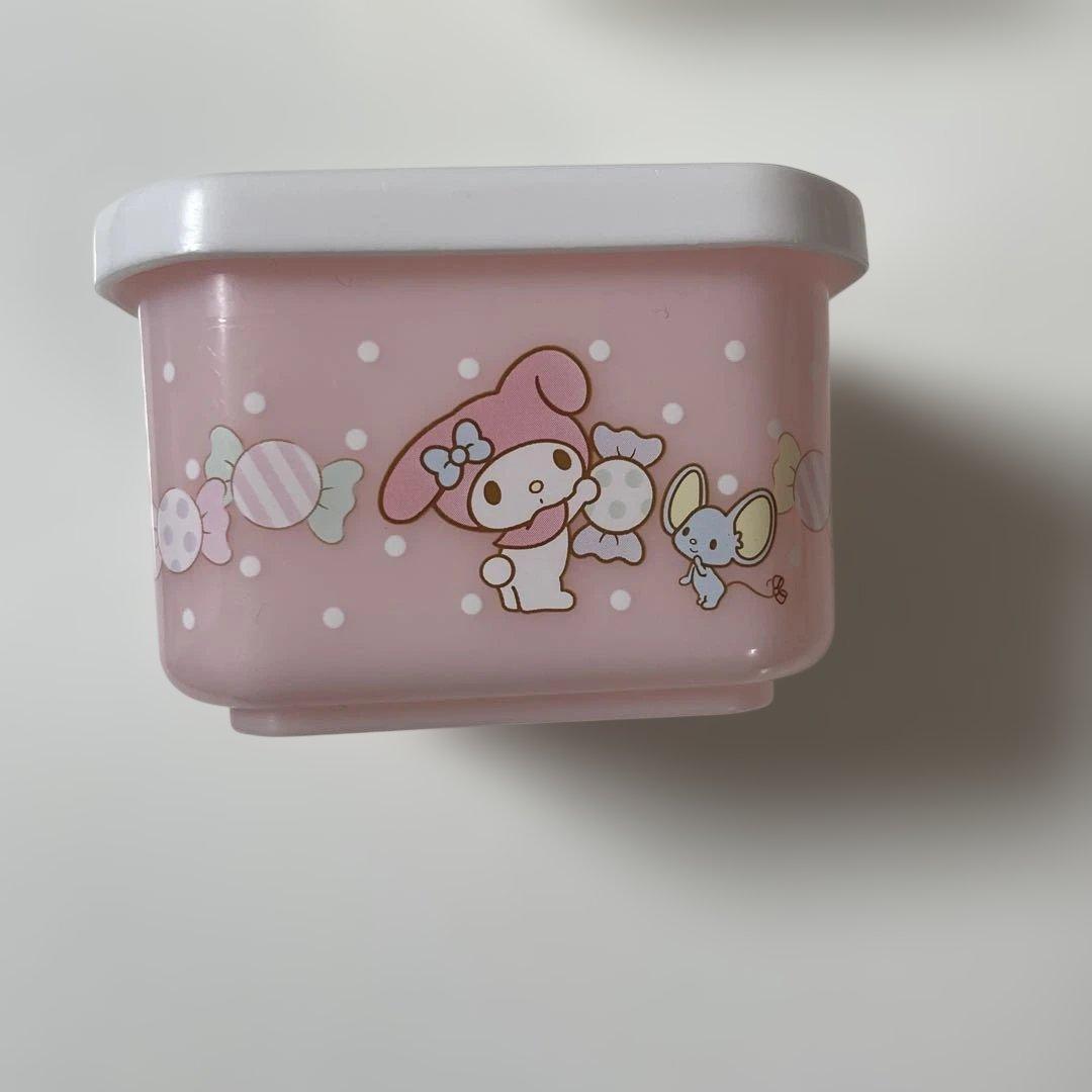 マイメロディ プラスチック容器 2個セット　レア　レトロ　2014