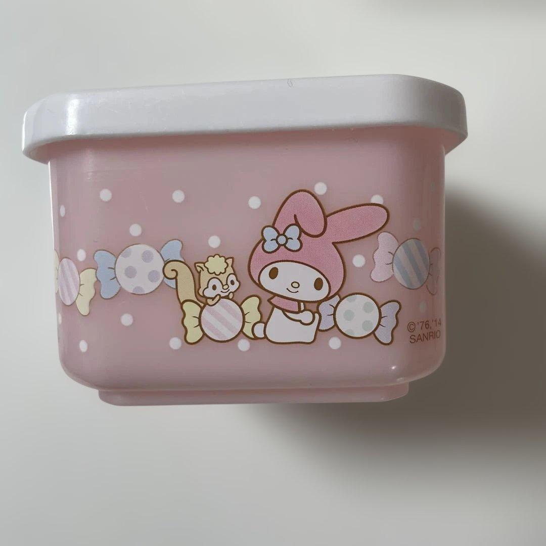 マイメロディ プラスチック容器 2個セット　レア　レトロ　2014