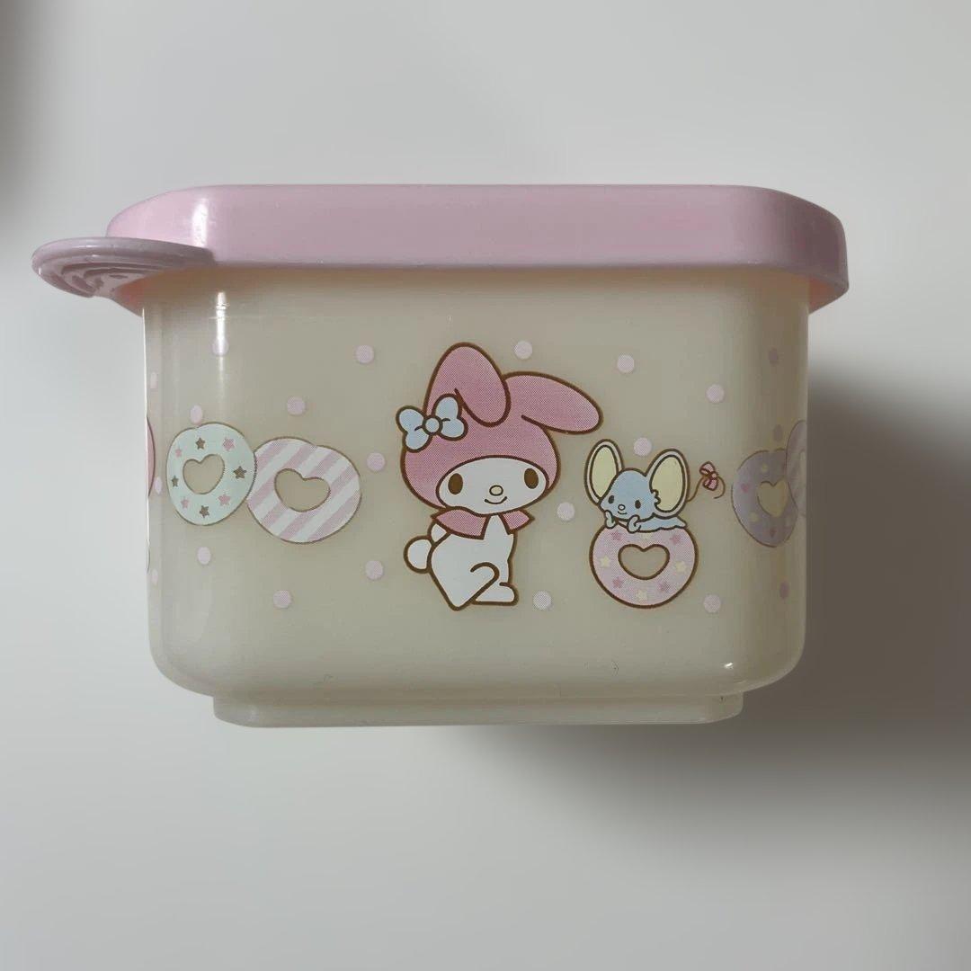 マイメロディ プラスチック容器 2個セット　レア　レトロ　2014