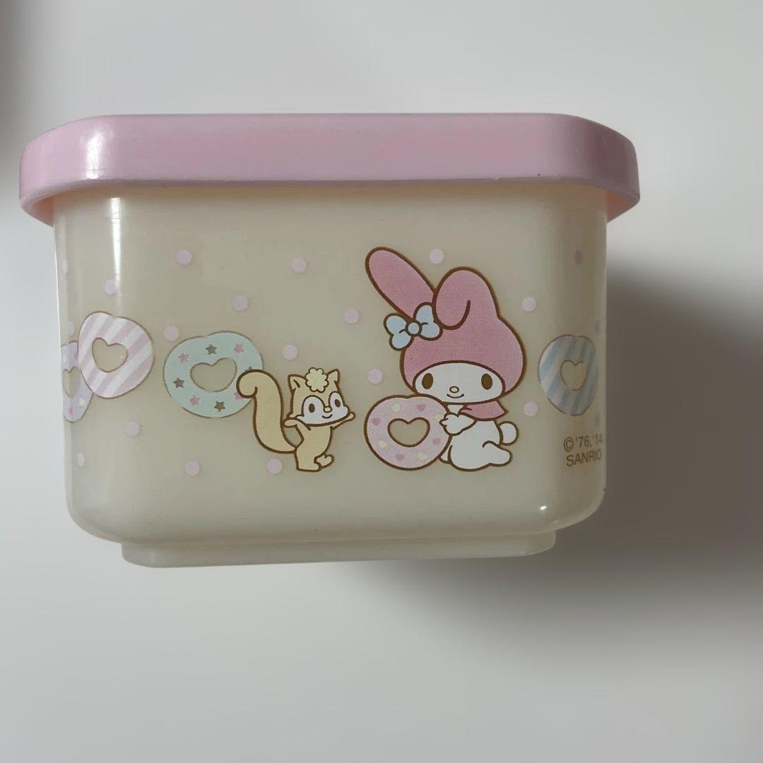マイメロディ プラスチック容器 2個セット　レア　レトロ　2014
