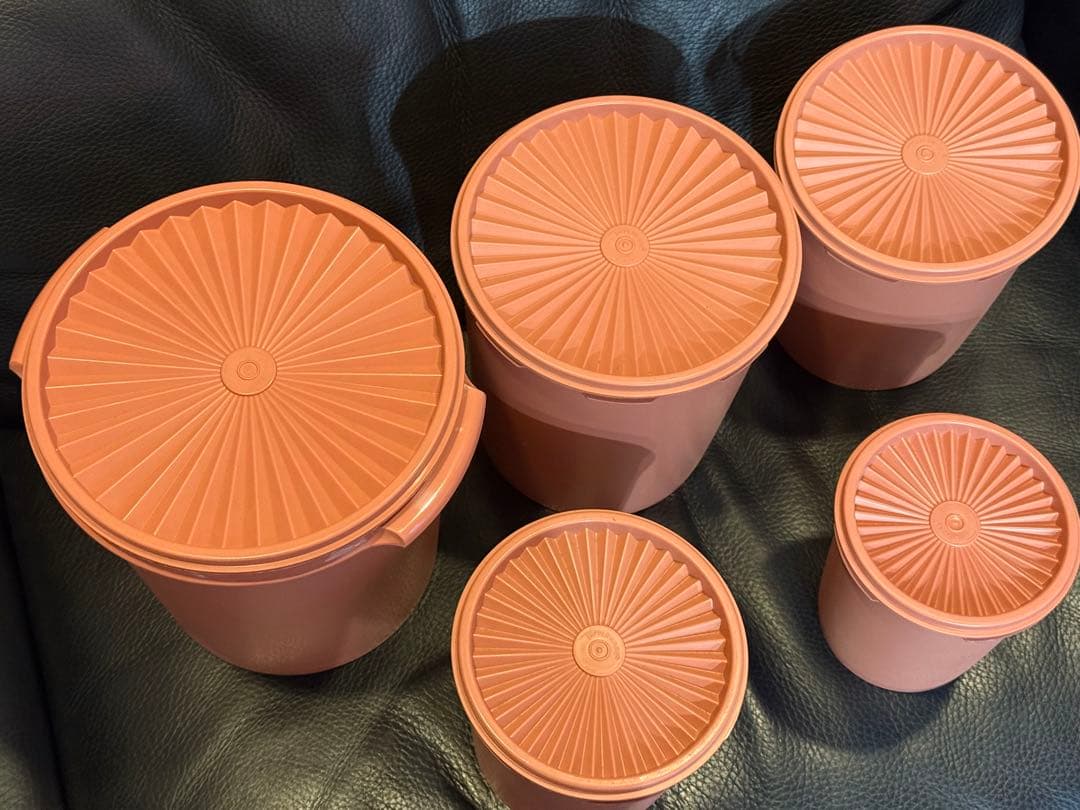 タッパーウェア　マキシデコレーター　5個セット　日本製　5種