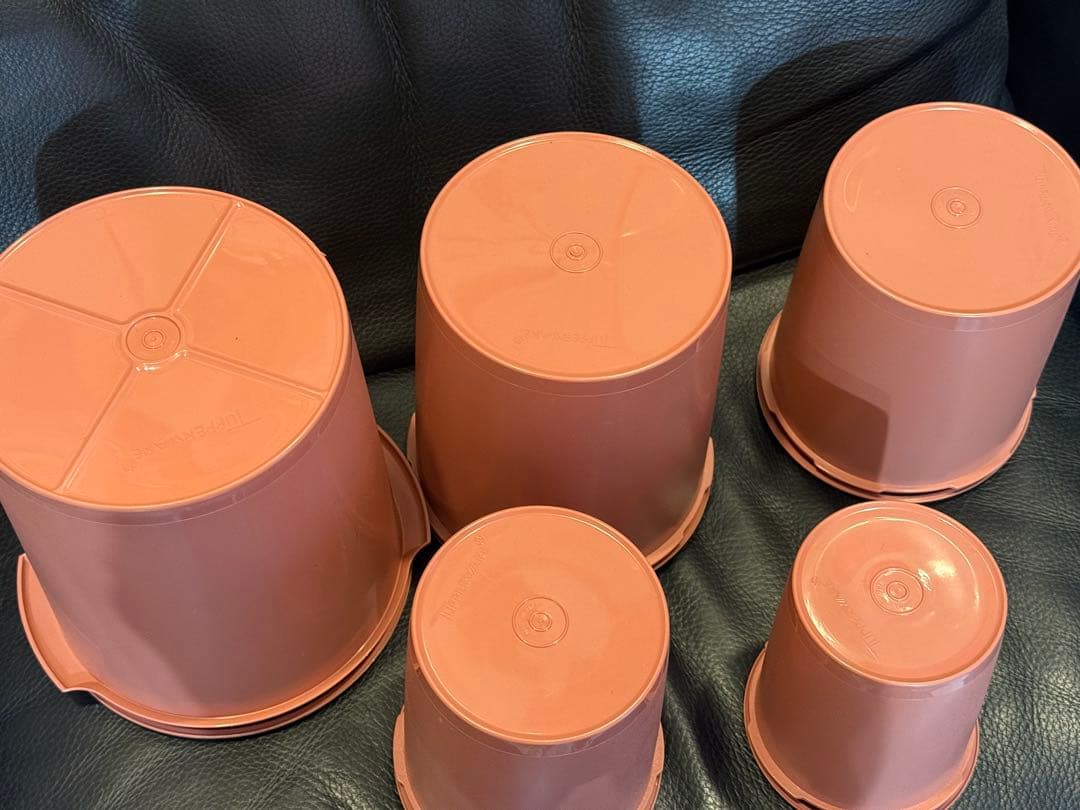 タッパーウェア　マキシデコレーター　5個セット　日本製　5種