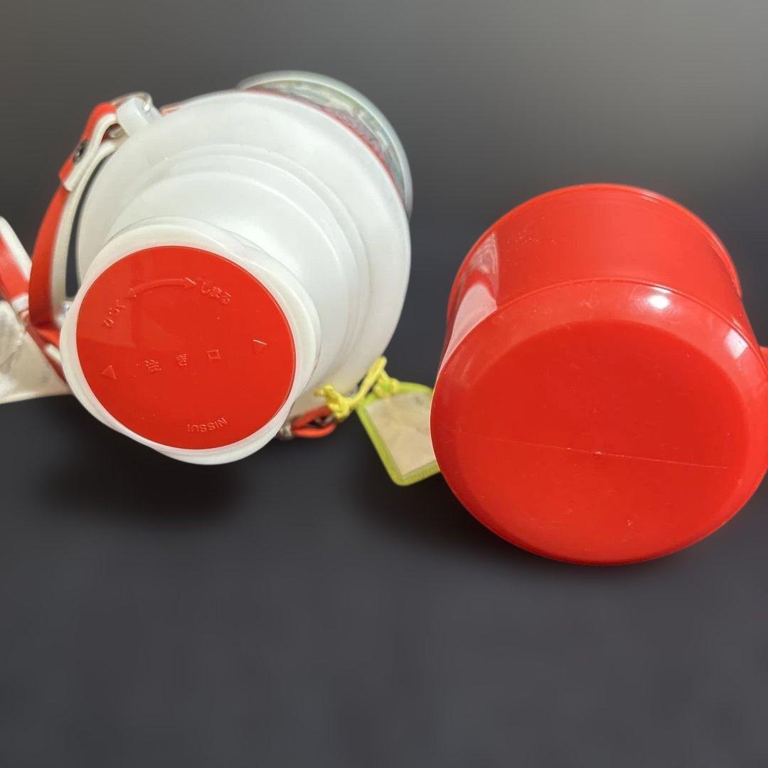 猫イラスト 細川知栄子 レトロ 未使用ニッポン水筒 漫画水筒　円筒