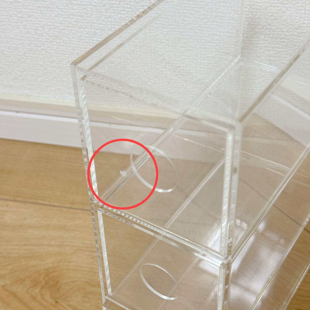 【美品】無印良品 IKEA アクリルケース6種類+間仕切り2点合計8点まとめ売り