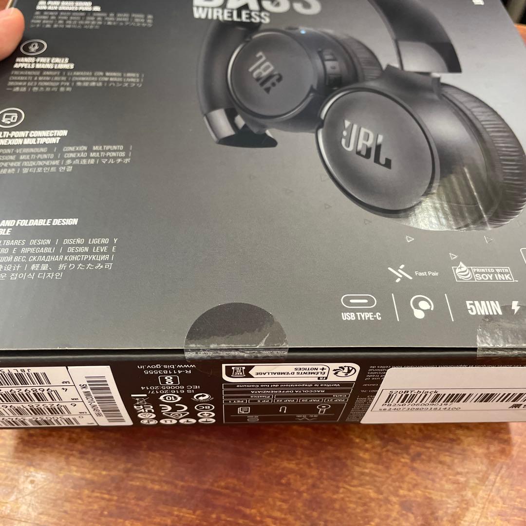 JBL TUNE 520BT ワイヤレスヘッドフォン JBL GO3