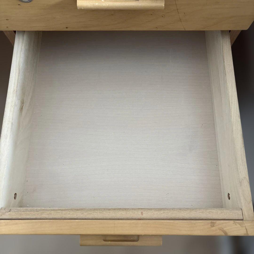 イトーキ/ナチュラルウッド シンプルデスク 4引き出し