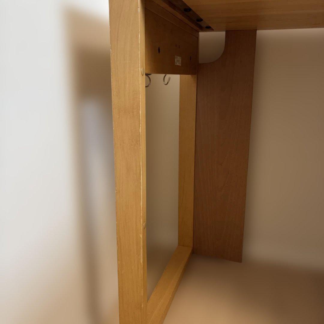 イトーキ/ナチュラルウッド シンプルデスク 4引き出し