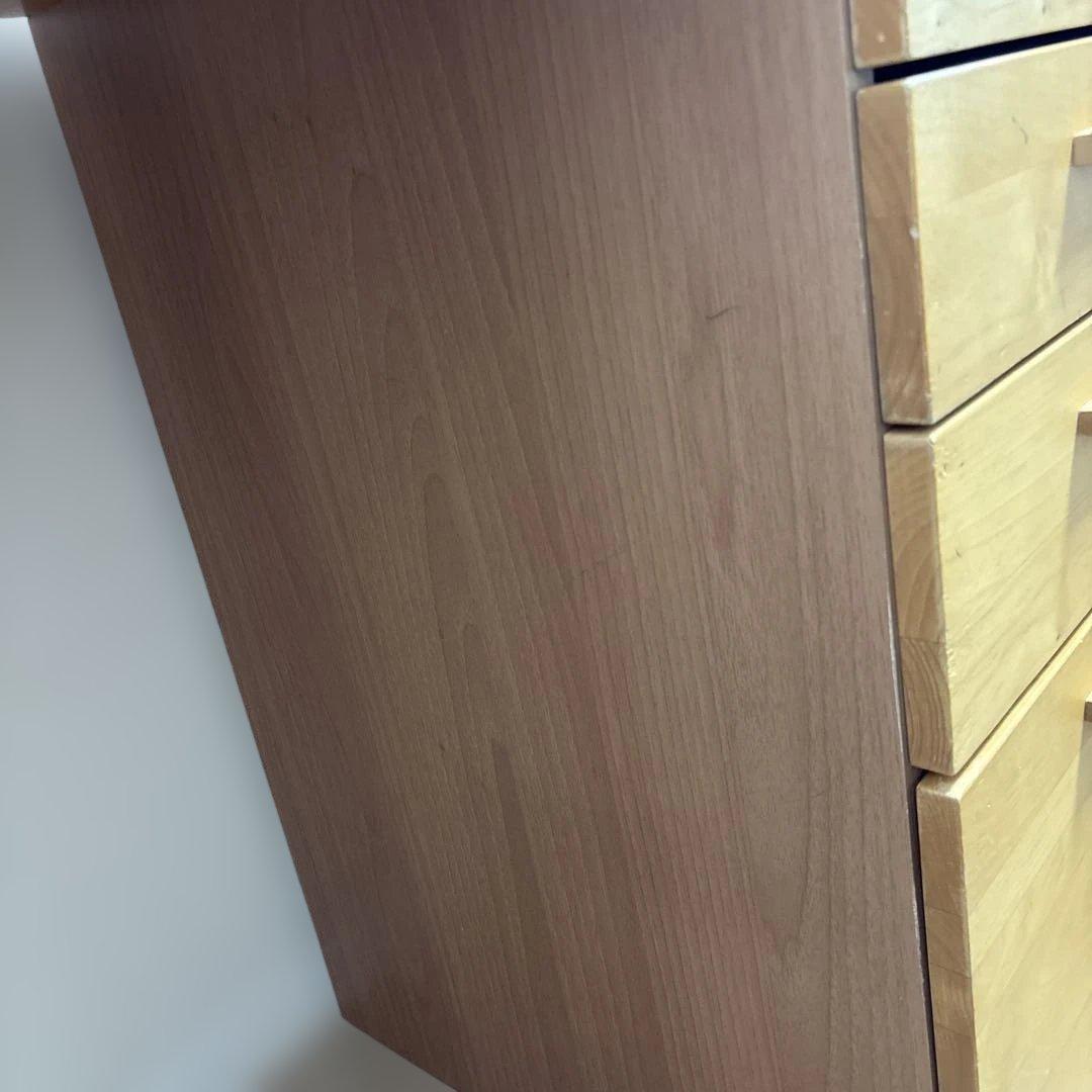 イトーキ/ナチュラルウッド シンプルデスク 4引き出し