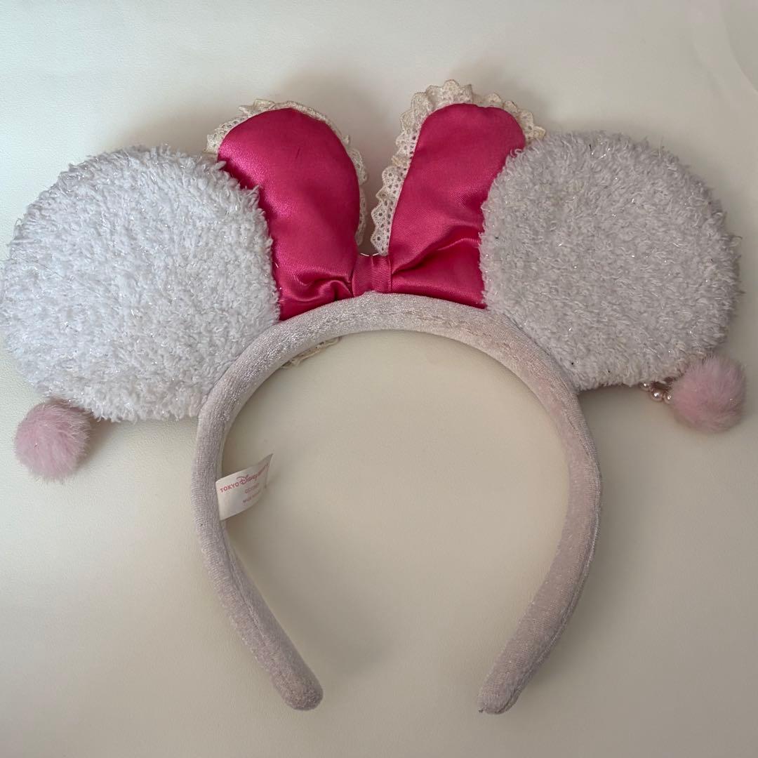 ミニーちゃん ファーイヤリング付 カチューシャ