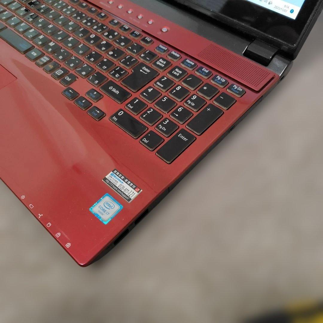 爆速 NEC ノートパソコン Core i7 タッチパネル