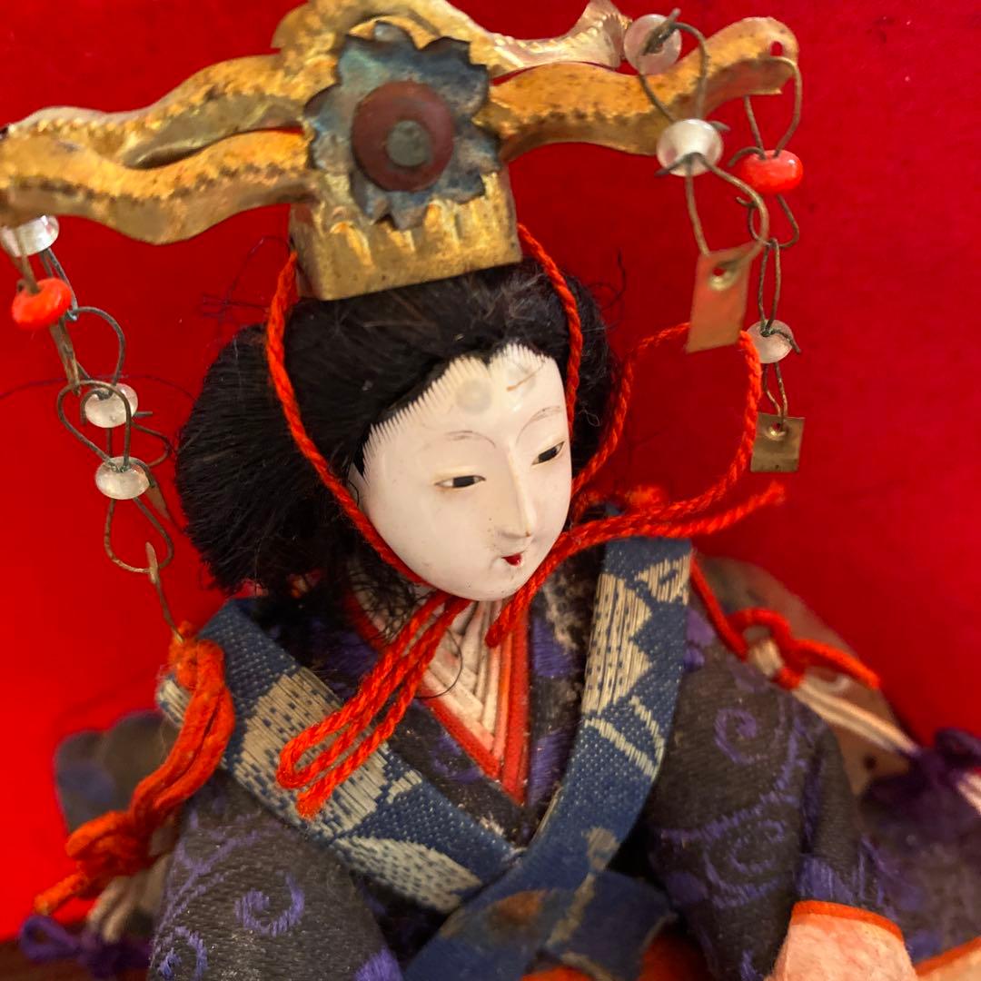 雛祭り　古い内裏雛　芥子びな　明治ごろ