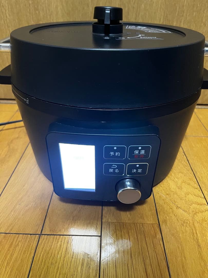 【レシピ本付き】　アイリスオーヤマ電気圧力鍋　4L