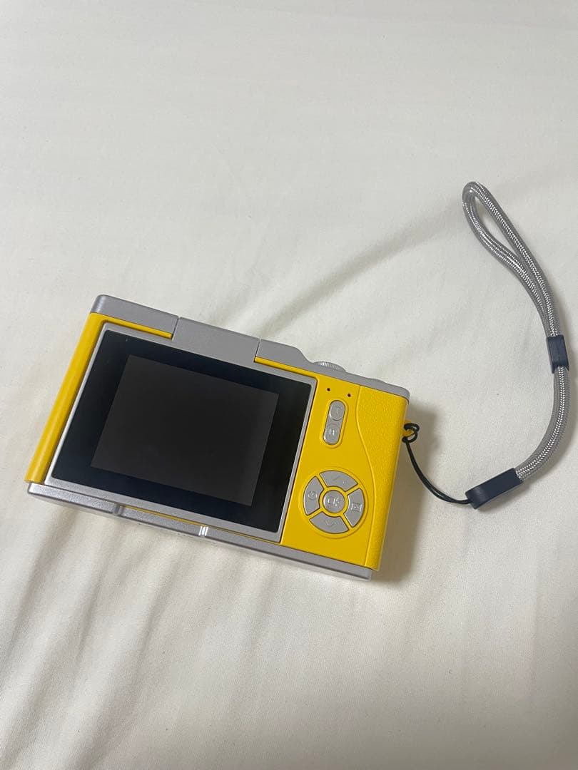 4Kコンパクトカメラ イエロー