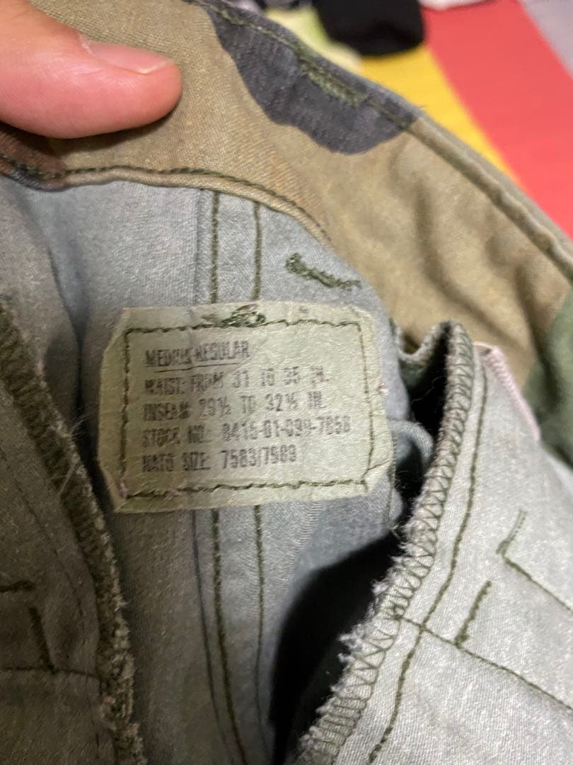 70s US ARMY カモフラカーゴパンツ ミリタリーパンツ USA製