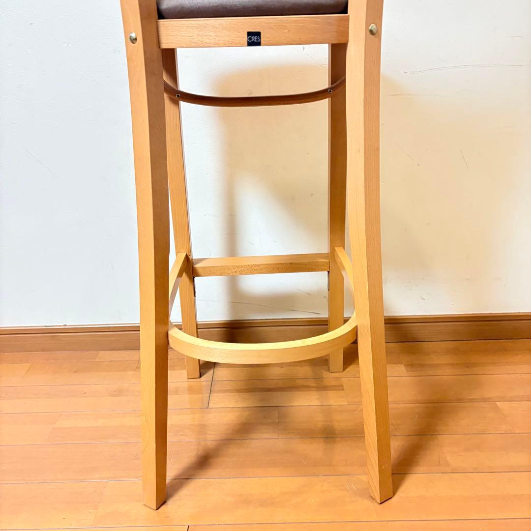 【美品・送料込み】CRESクレス CHOCOLA 2カウンターチェア ハイチェア