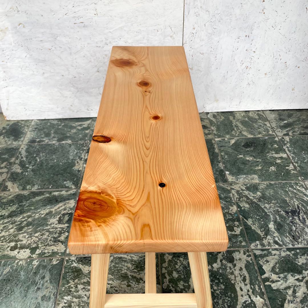 国産ひのき　ダイニングベンチ　木製ベンチ　スツール