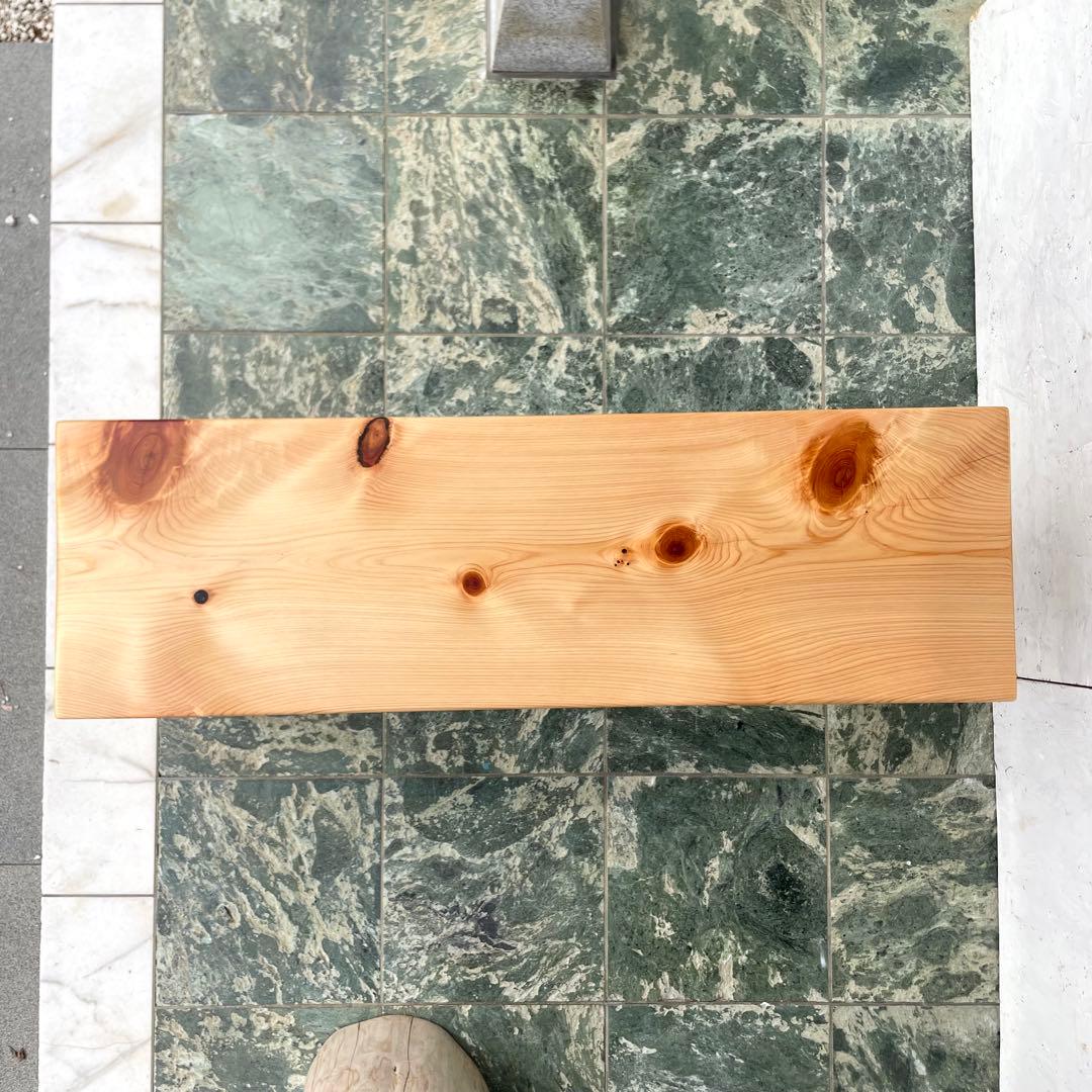 国産ひのき　ダイニングベンチ　木製ベンチ　スツール