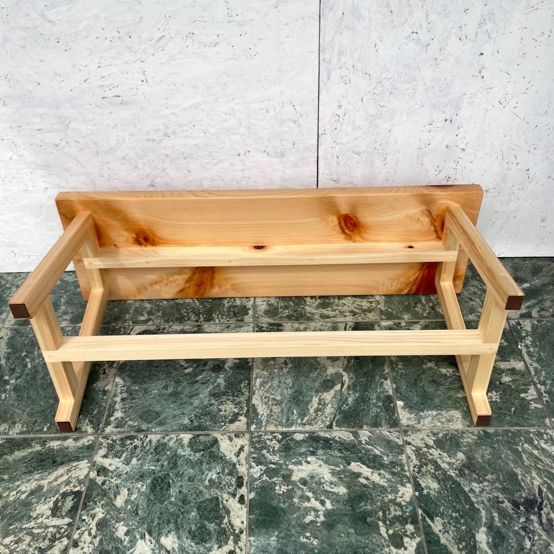 国産ひのき　ダイニングベンチ　木製ベンチ　スツール