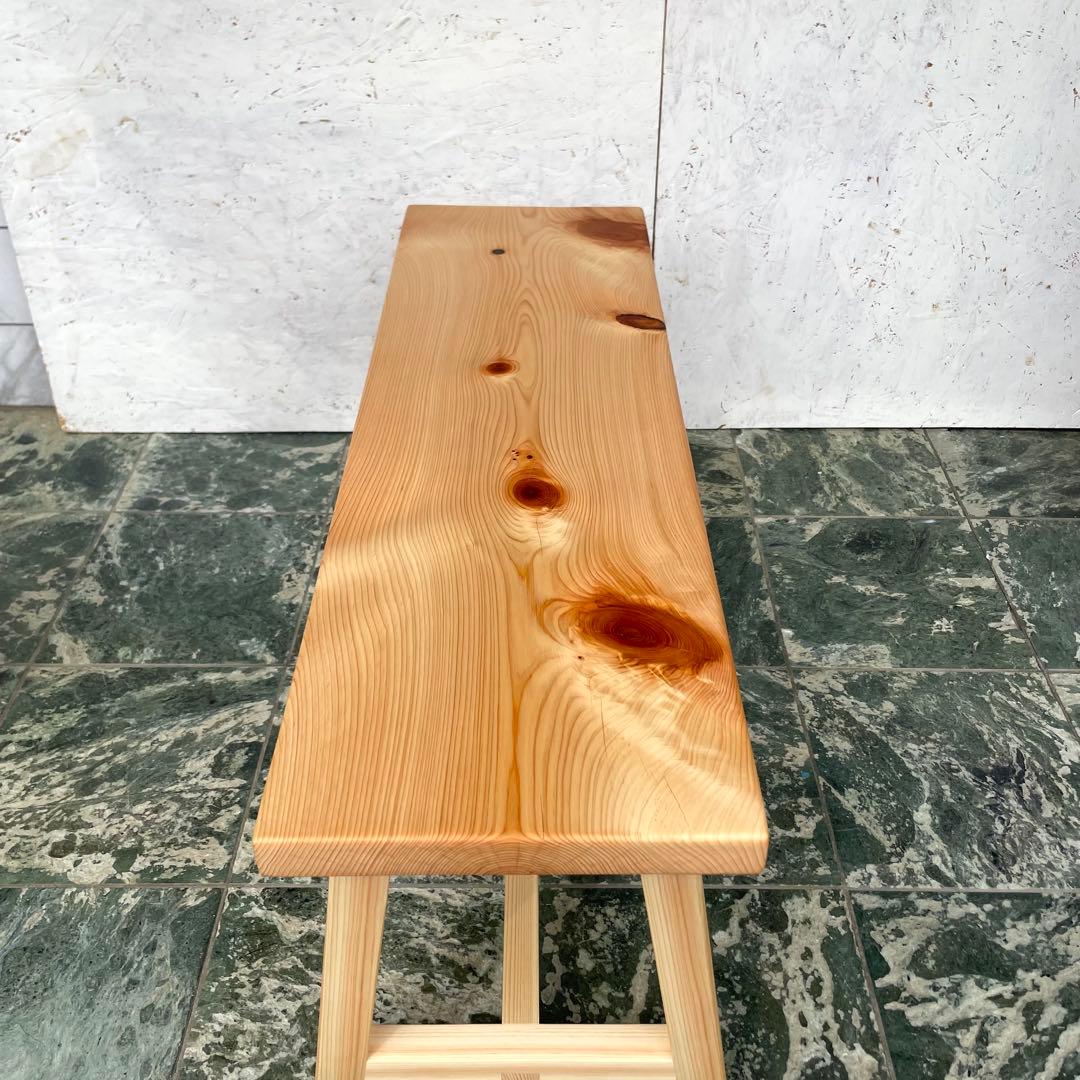 国産ひのき　ダイニングベンチ　木製ベンチ　スツール