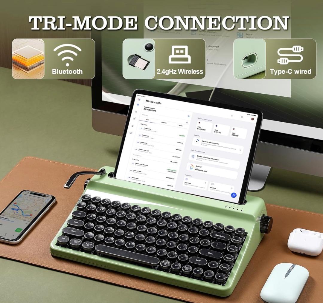 レトロスタイル メカニカルキーボード