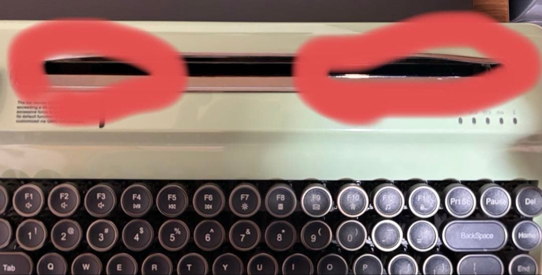 レトロスタイル メカニカルキーボード