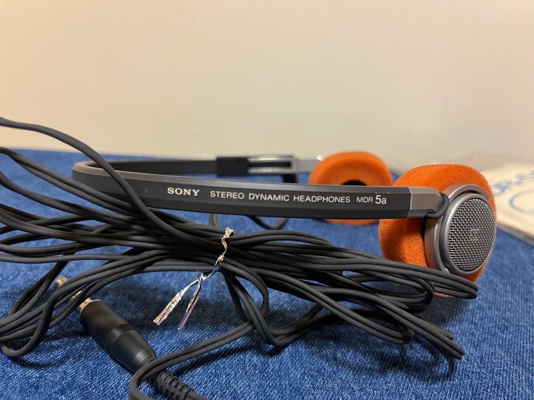 SONY MDR-5a ステレオ ヘッドホン stereo headphones